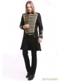 Black Gothic Vintage Palace Style Swallow Tail Coat for Men