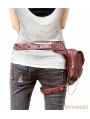 Brown Vintage Gothic Steampunk Waist Shoulder Messenger Bag 