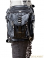 Black Gothic Chain Waist Shoulder Messenger Bag Pack