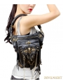 Gothic Cyberpunk Steampunk Skull Waist Shoulder Messenger Bag 