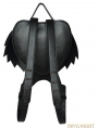 Black Gothic Angel Devil Lace Daypack Girl Heart Shoulder Bag