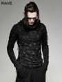 Black Gothic Punk Rock Suit for Men