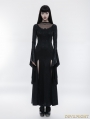 Black Gothic Gorgeous Lace Split Dress