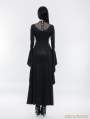Black Gothic Gorgeous Lace Split Dress