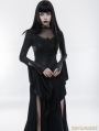 Black Gothic Gorgeous Lace Split Dress