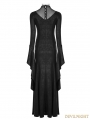 Black Gothic Gorgeous Lace Split Dress