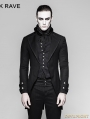 Black Gothic Gentleman Steampunk Suit for Men