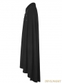 Black Gothic Uniform Long Cloak for Men