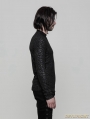 Black Gothic Pattern T-Shirt for Men