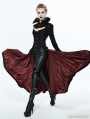 Black and Red Gothic Dark Vampire Queen Style Jacket for Women