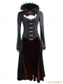 Black and Red Gothic Dark Vampire Queen Style Jacket for Women