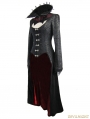 Black and Red Gothic Dark Vampire Queen Style Jacket for Women