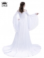 White Renaissance Fairy Tale Medieval Wedding Dress