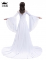 White Renaissance Fairy Tale Medieval Wedding Dress