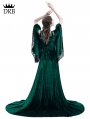 Green Off-the-Shoulder Renaissance Fairy Tale Medieval Dress