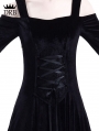 Black Off-the-Shoulder Renaissance Gothic Medieval Dress