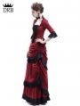 Red Victorian Bustle Dress