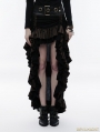 Steampunk Layered Belt High-Low Skirt