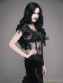 Black Sexy Gothic Lace Corset Top