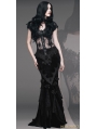 Black Sexy Gothic Lace Corset Top