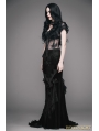 Romantic Gothic Flower Fishtail Skirt