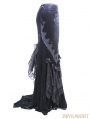 Romantic Gothic Flower Fishtail Skirt