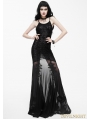 Black Sexy Gothic Goddess Mermaid Dress