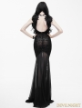 Black Sexy Gothic Goddess Mermaid Dress