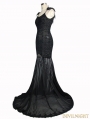 Black Sexy Gothic Goddess Mermaid Dress