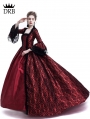 Red Masked Ball Gothic Victorian Costume Dress