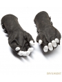Grey Steampunk Gloves for Men