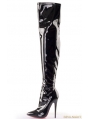 Gothic High Heel PU Leather Over knee Boots