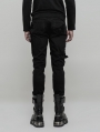 Black Gothic Punk Personality Vintage Trousers for Men