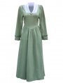 Green Long Sleeves Vintage Medieval Inspired Underwear Dress