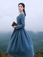 Blue Vintage Medieval Inspired Underwear Dress