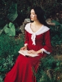 Red Vintage Medieval Inspired Dress