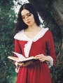 Red Vintage Medieval Inspired Dress