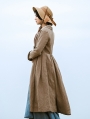 Brown Vintage Medieval Inspired Coat for Women
