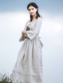 Ivory Vintage Medieval Inspired Dress