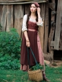 Vintage Fake Two Pieces Medieval Inspired Dress