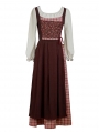 Vintage Fake Two Pieces Medieval Inspired Dress