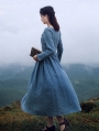 Blue Vintage Medieval Inspired Dress