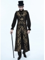 Gold Vintage Gothic Vest Suit for Men