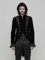 Black Vintage Gothic Swallow Tail Suit for Men