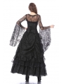 Black Gothic Eleglant Lace Long Skirt