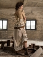 Women's Lace Irregular Steampunk Skirt
