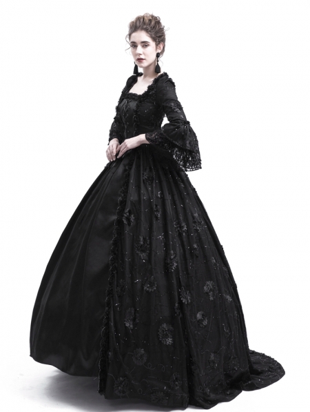 victorian dress black