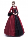 Black and Red Marie Antoinette Gothic Victorian Ball Gown