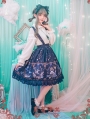 Strawberry Witch Alice's Dreamland Chiffon Sweet Lolita Jumper Skirt