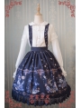 Strawberry Witch Alice's Dreamland Chiffon Sweet Lolita Jumper Skirt